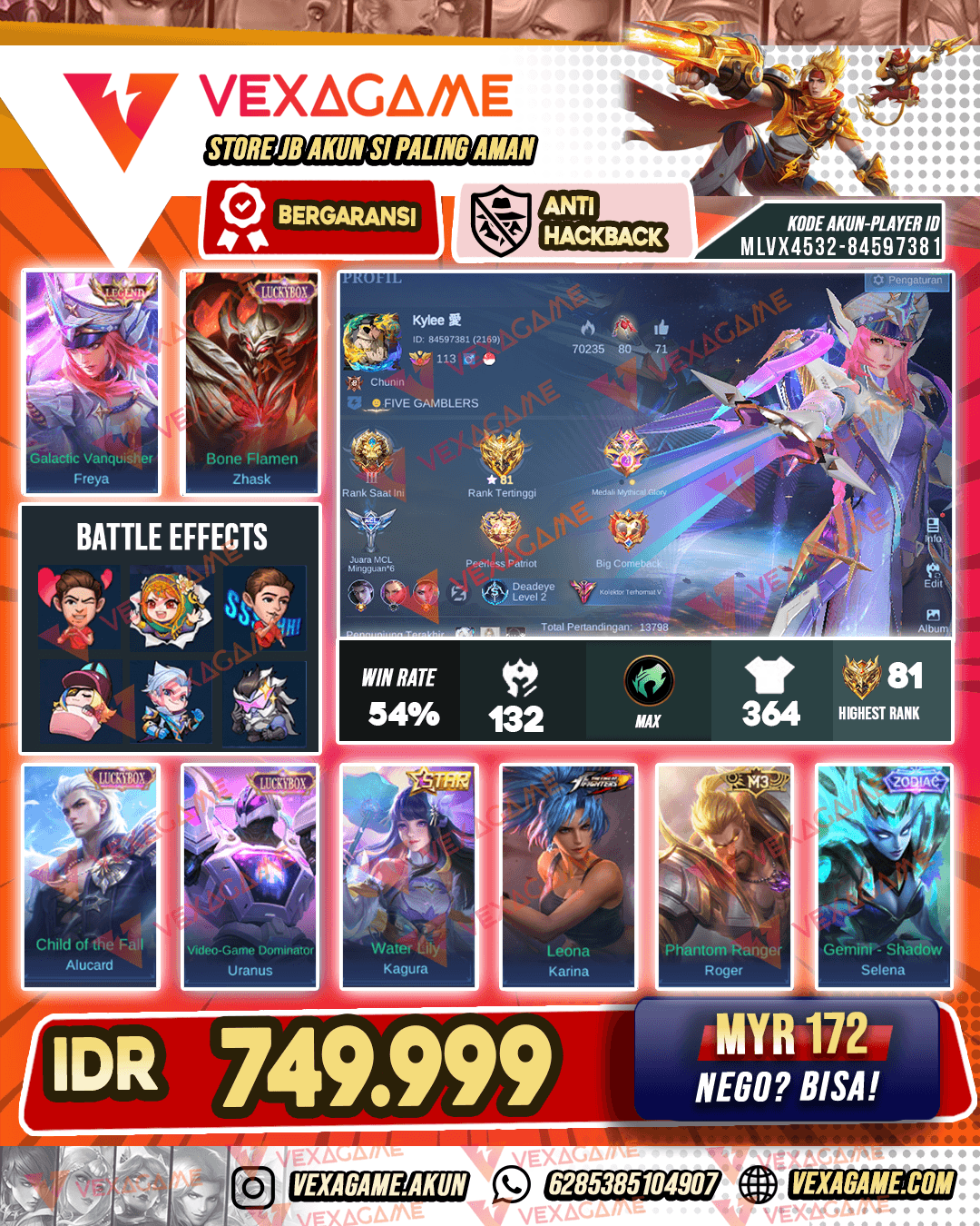 Freya Legend | 3 Luckybox