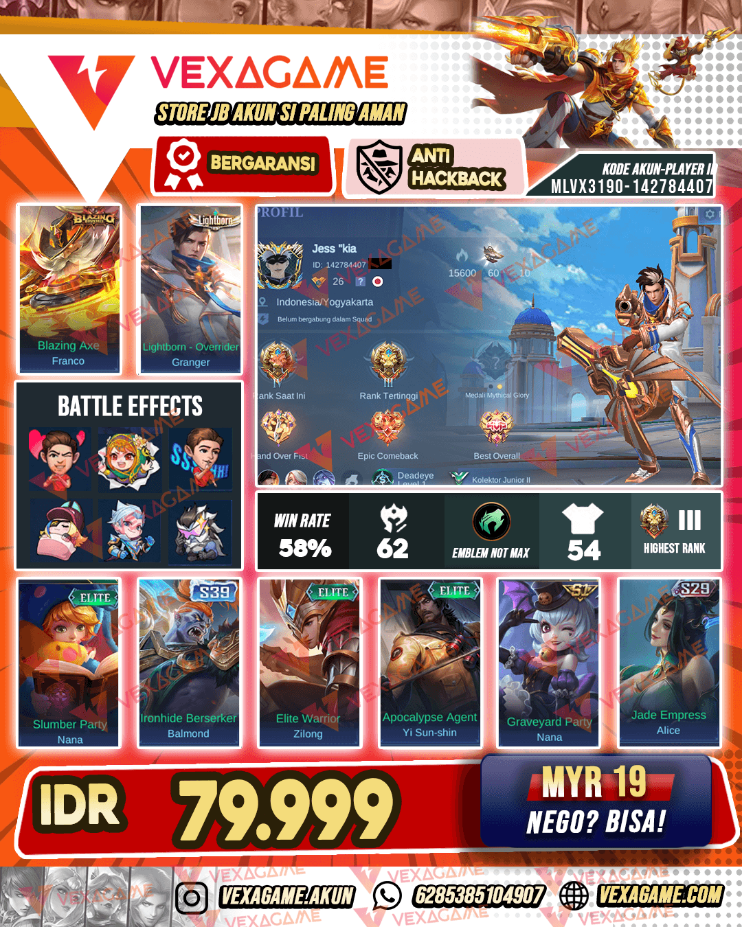 Akun Murah