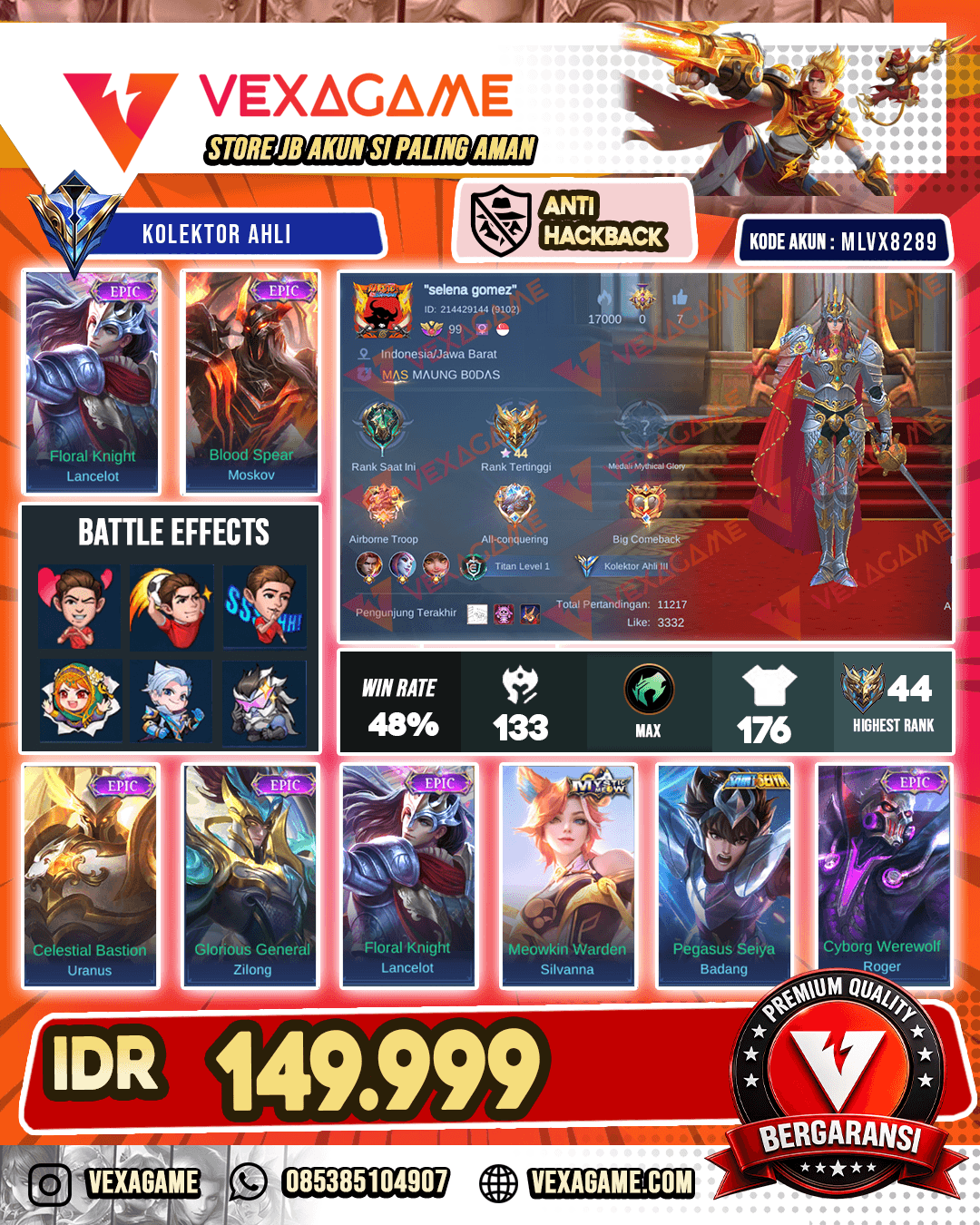 Lancelot Epic | Moskov Epic