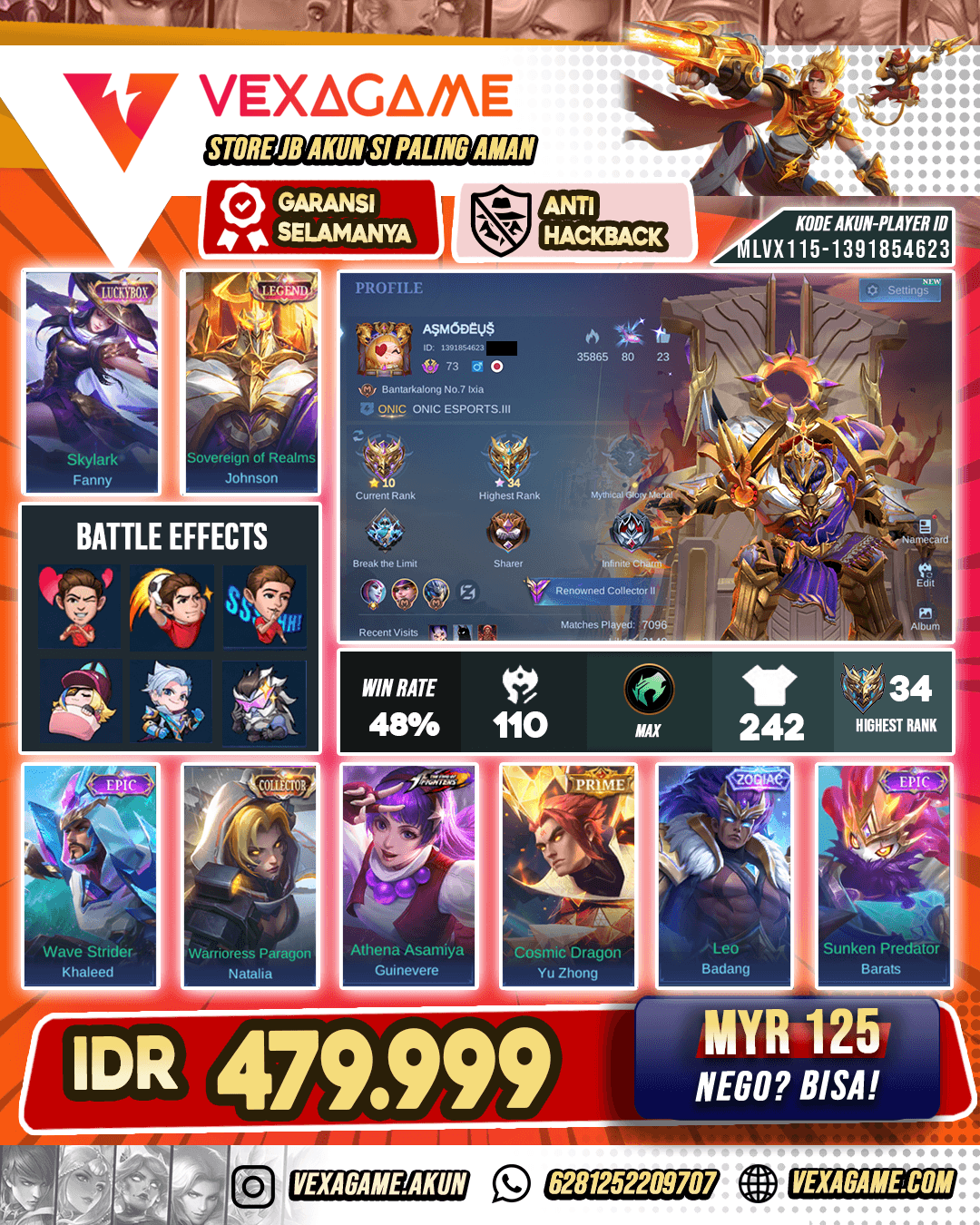 Jhonson Legend Murah