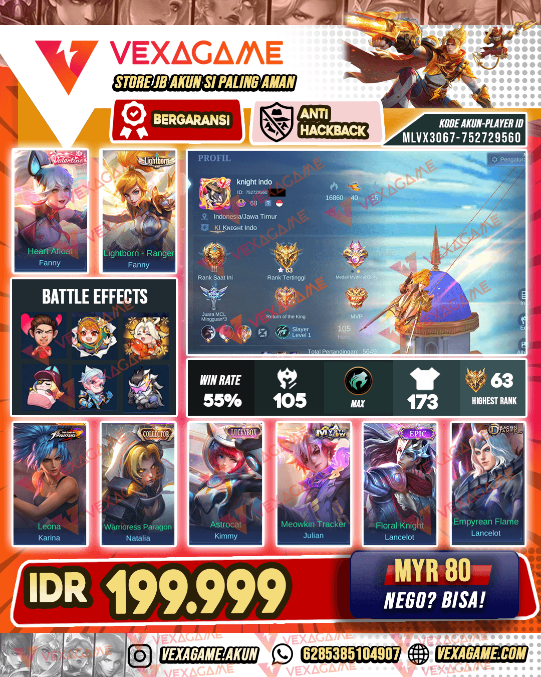 Fanny Lightborn | Kimmy Luckybox | Emblem MAX