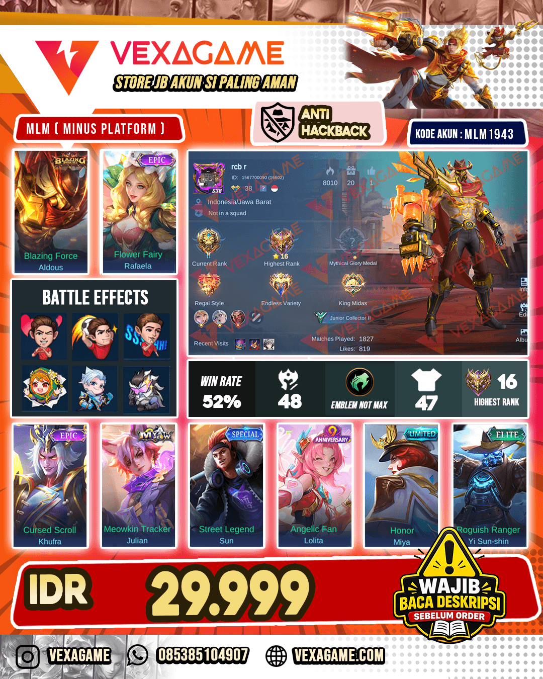 Aldous Blazing | Rafaela Epic