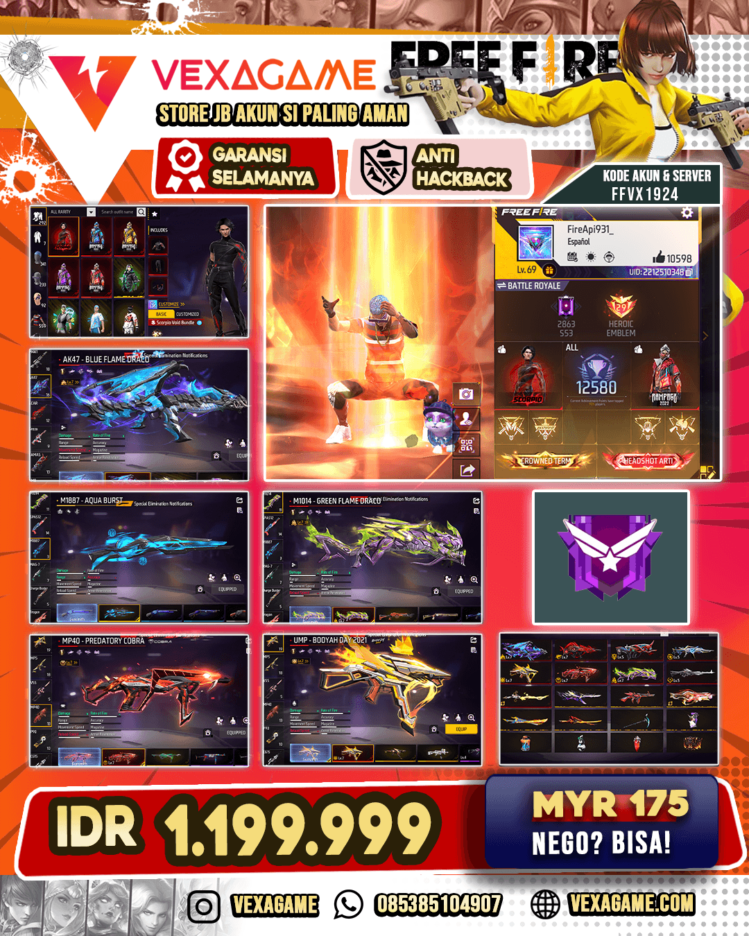 Void Bundle x Rampage Bundle | 8 EVO MAX 5 | Vault 550+