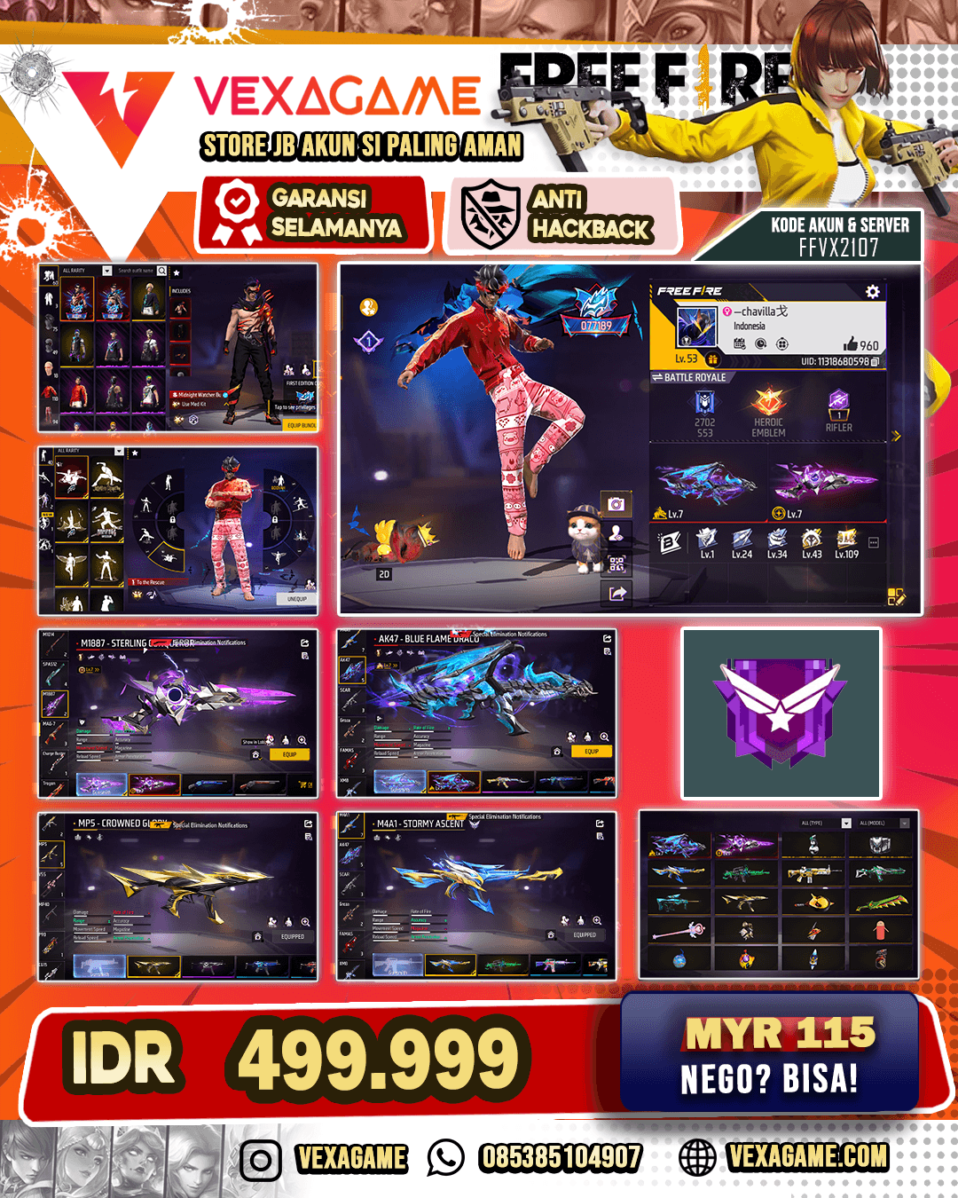 2 Evo Max | SG Mamba | Emot 40 | Katana On | Vault 100++