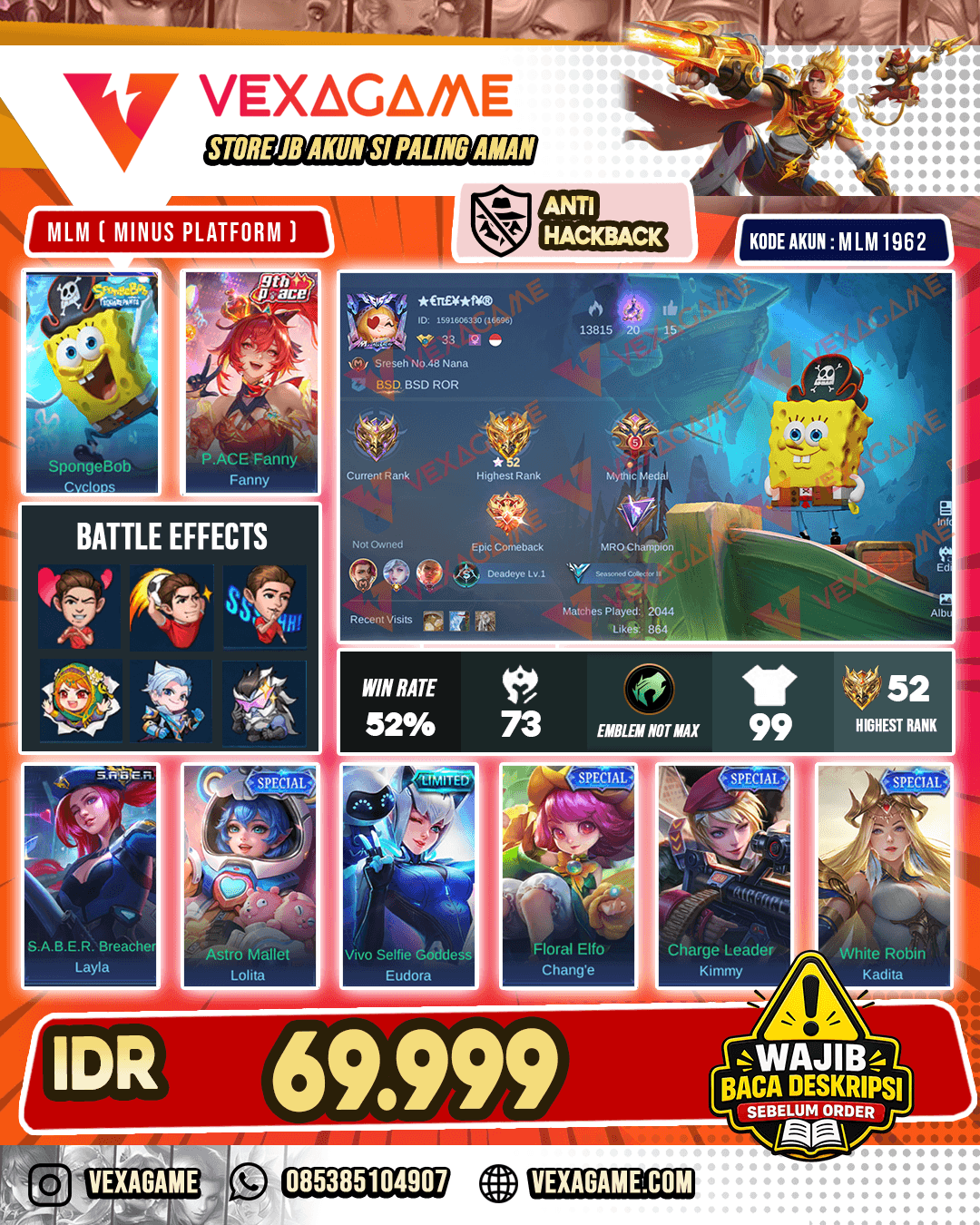 Cyclops Spongebob X Fanny P Ace