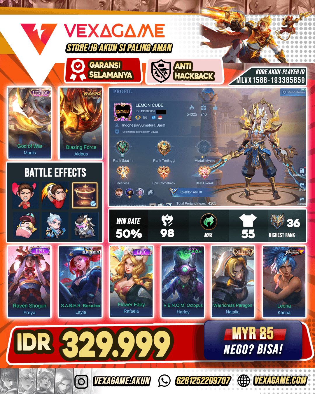 Martis Luckybox X Recall Tas-Tas Merah