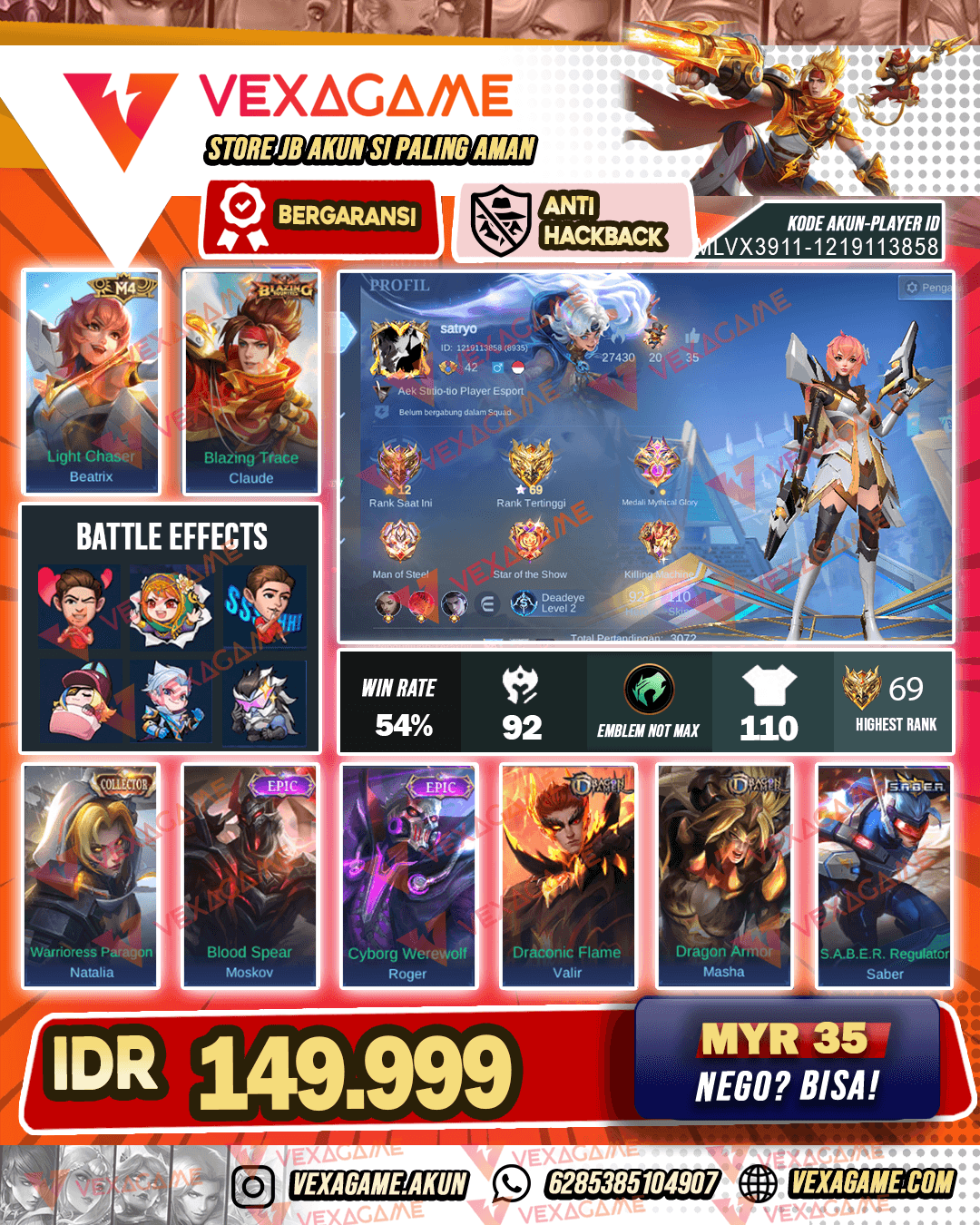 Beatrix M4 | Claude Blazing