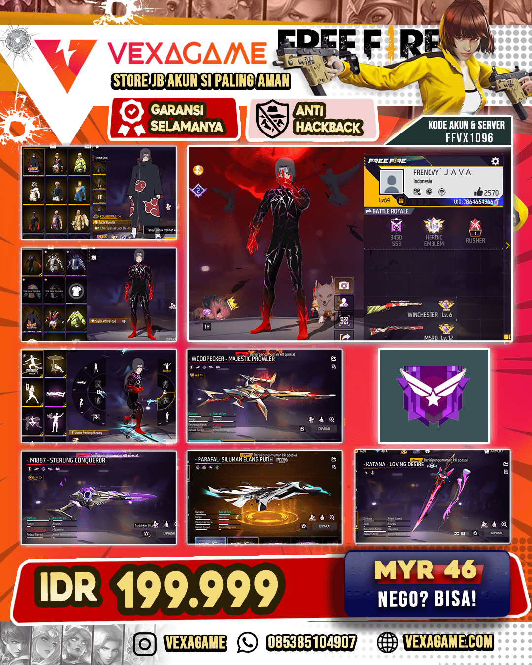 BUNDLE ITACHI | BUNDLE VOID | BUNDLE SUPER PIXLE | VAULT 143 | 2 EVO