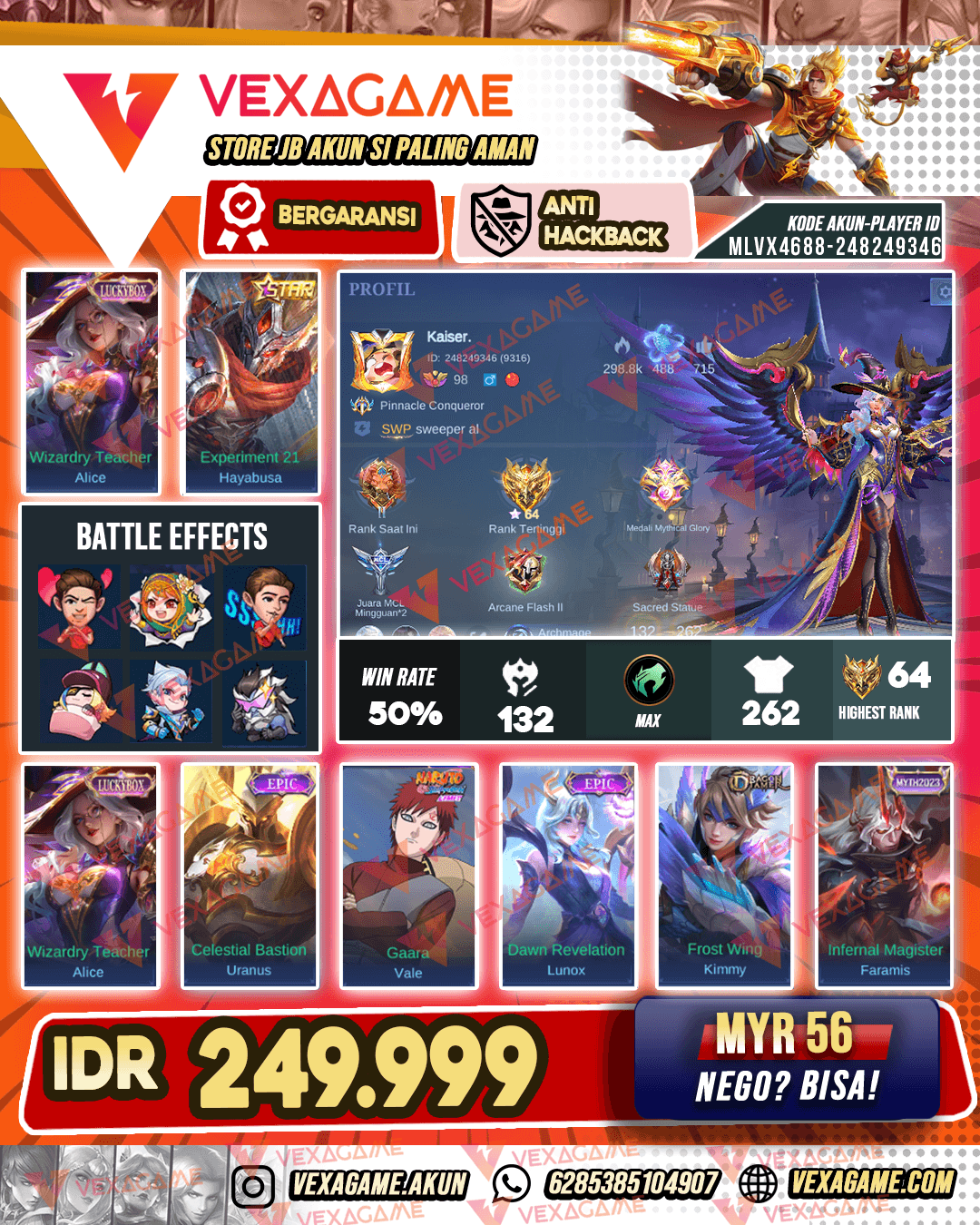 Alice Luckybox X Hayabusa Annual Star | Hero MAX & Emblem MAX