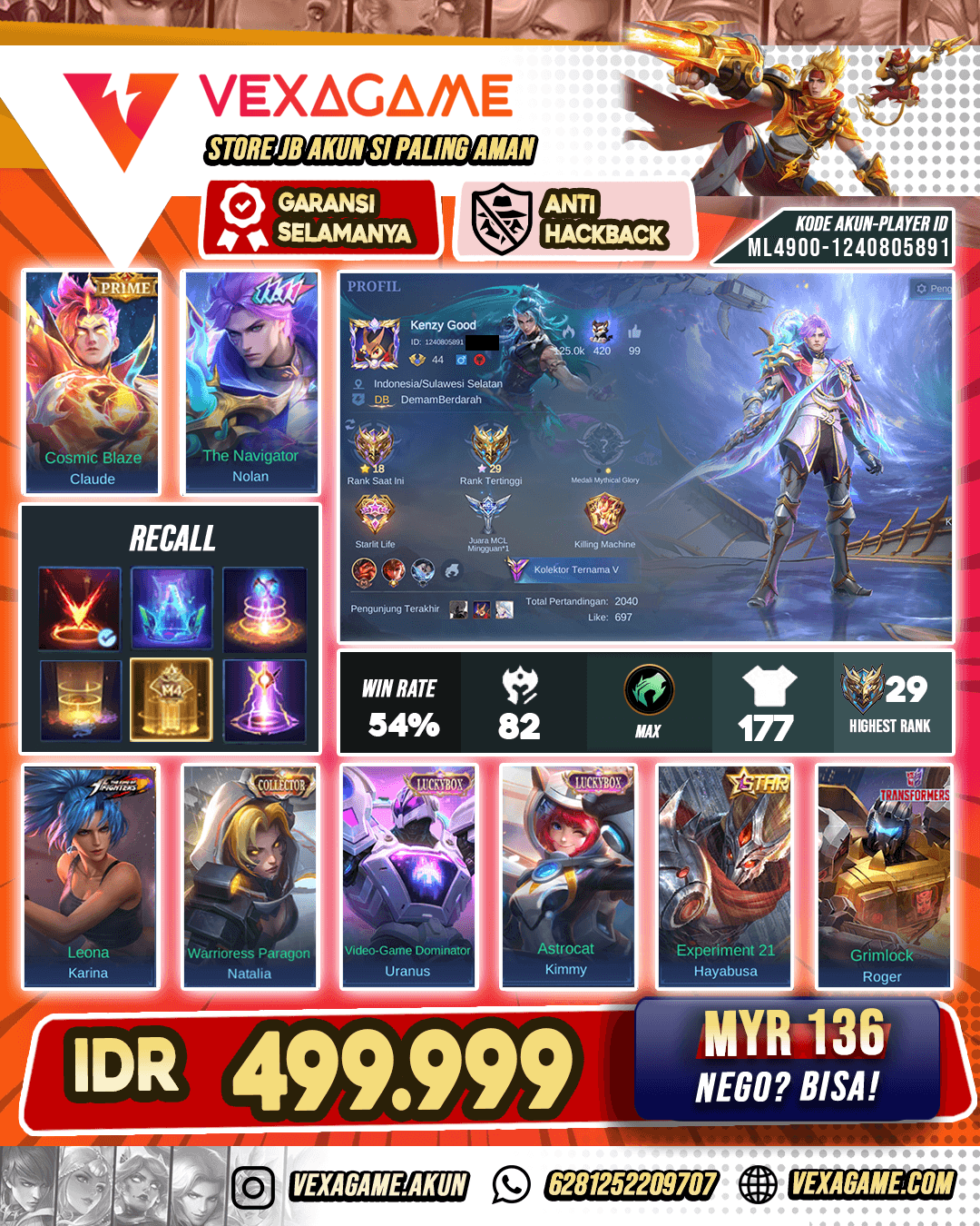 Nolan 11.11 Murah