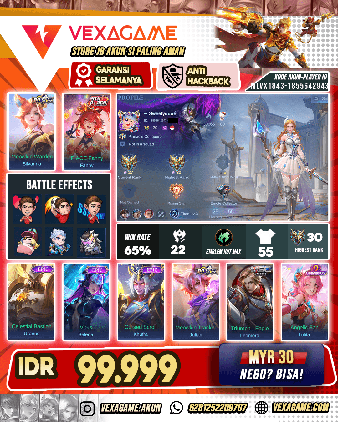Selena Epic Murah