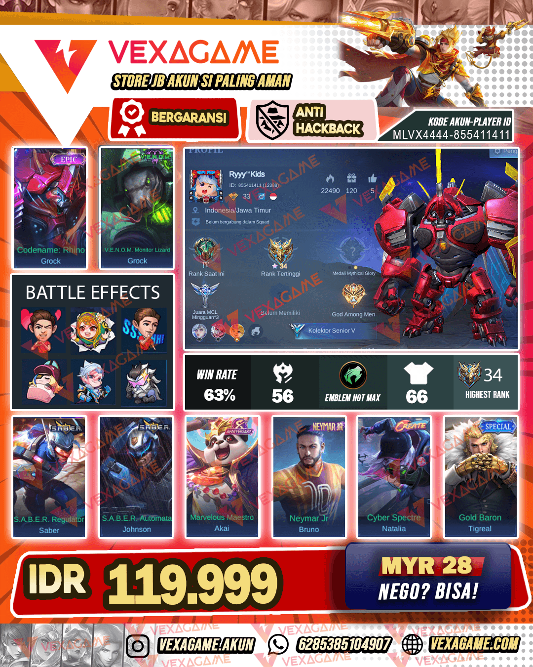 Grock Epic x Grock Venom