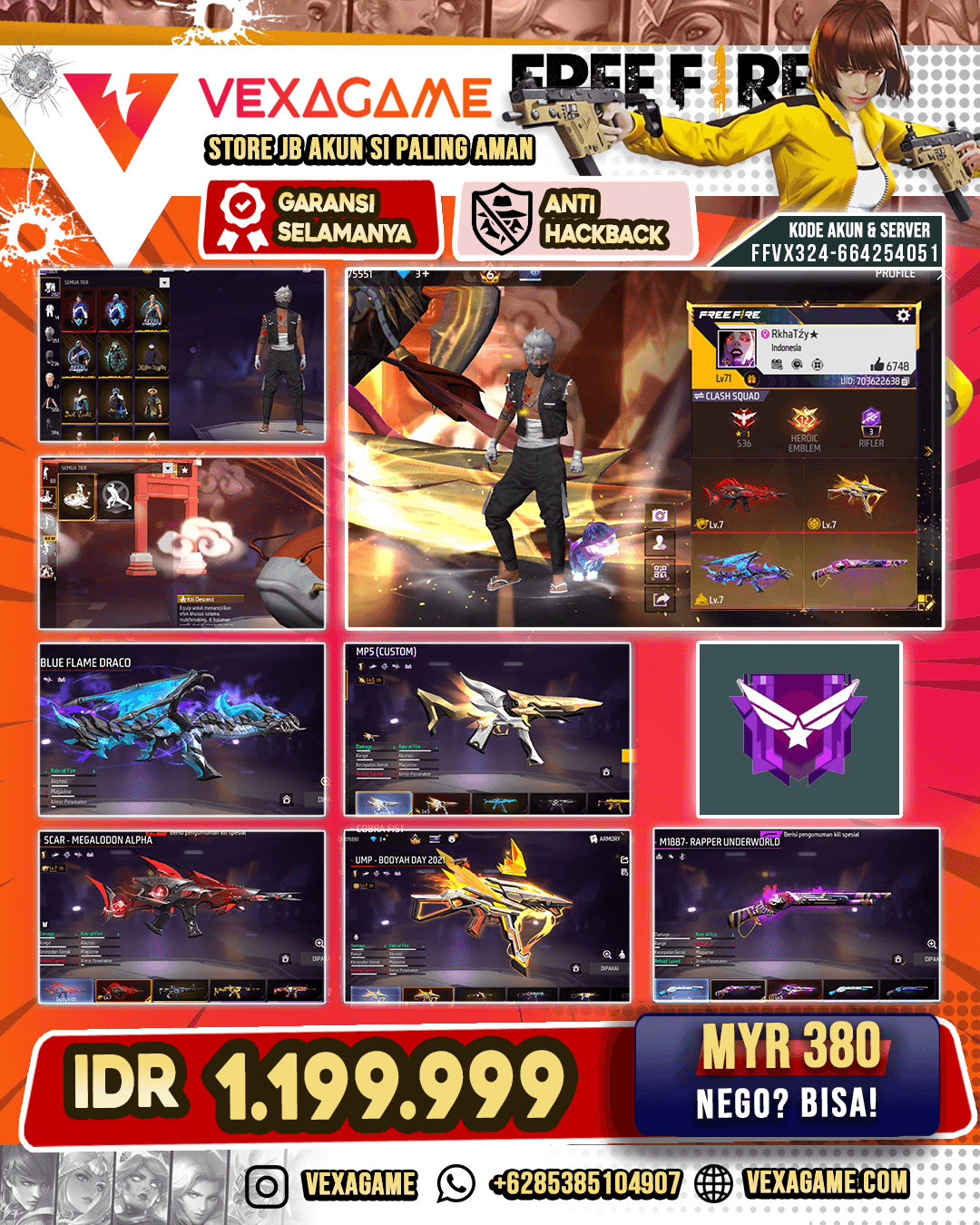 EVO 6 MAX 3 | SG 5 Rasa | Vault TW 600 | Animasi Lobby ON