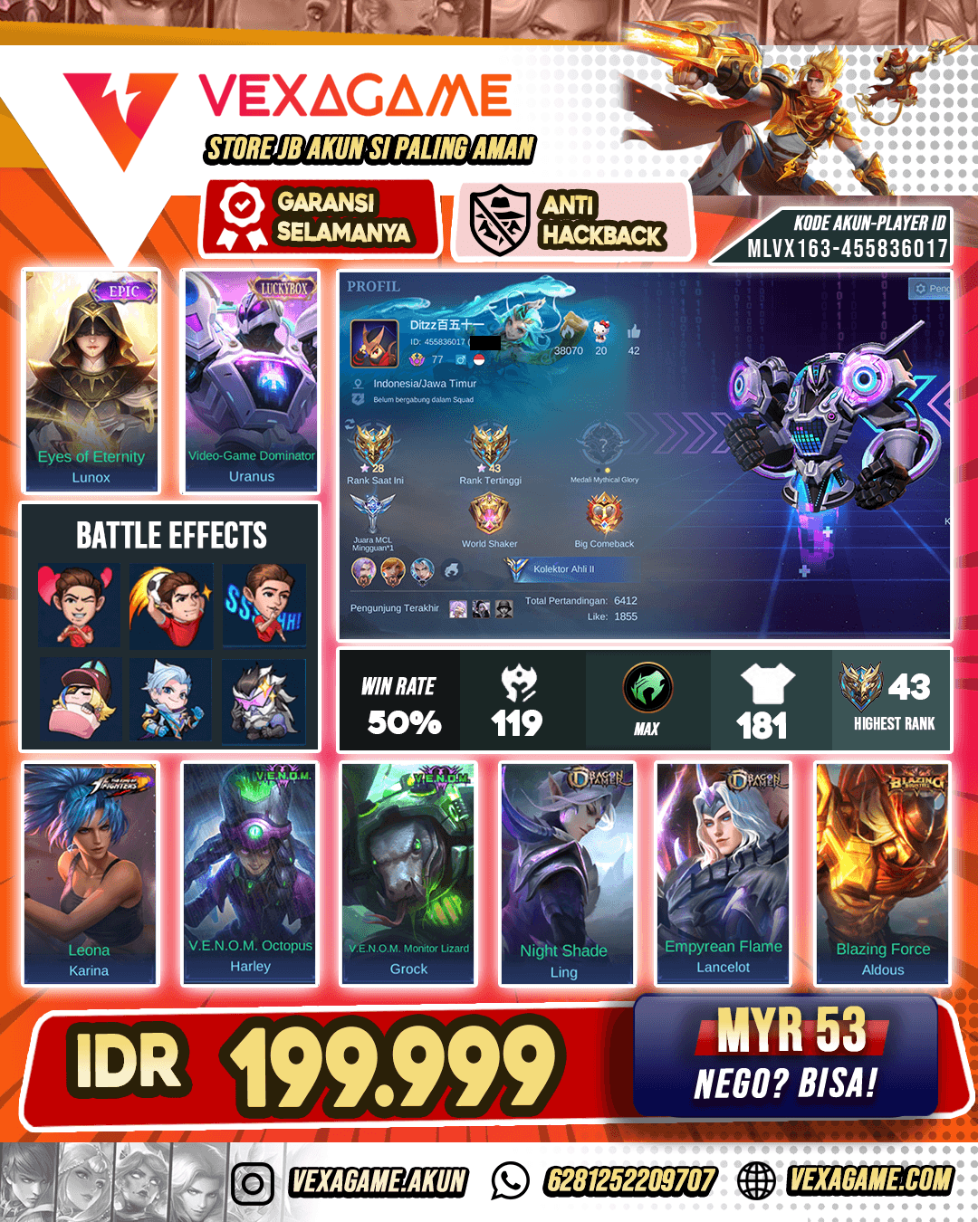 Uranus Luckybox Murah
