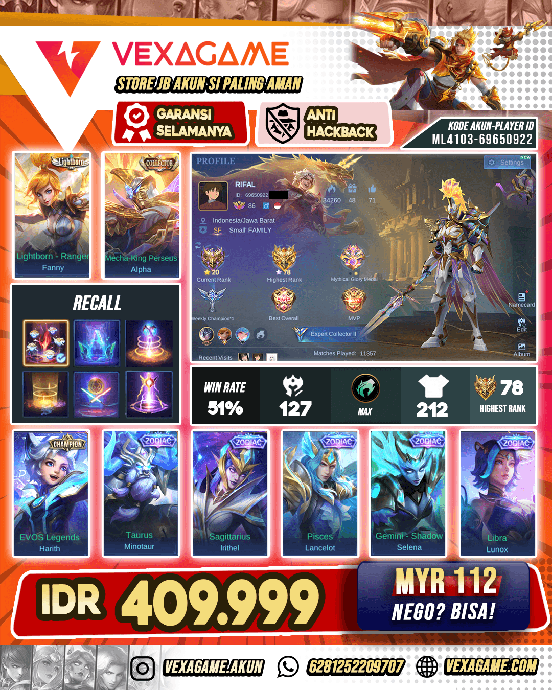 Alpha Collector Murah