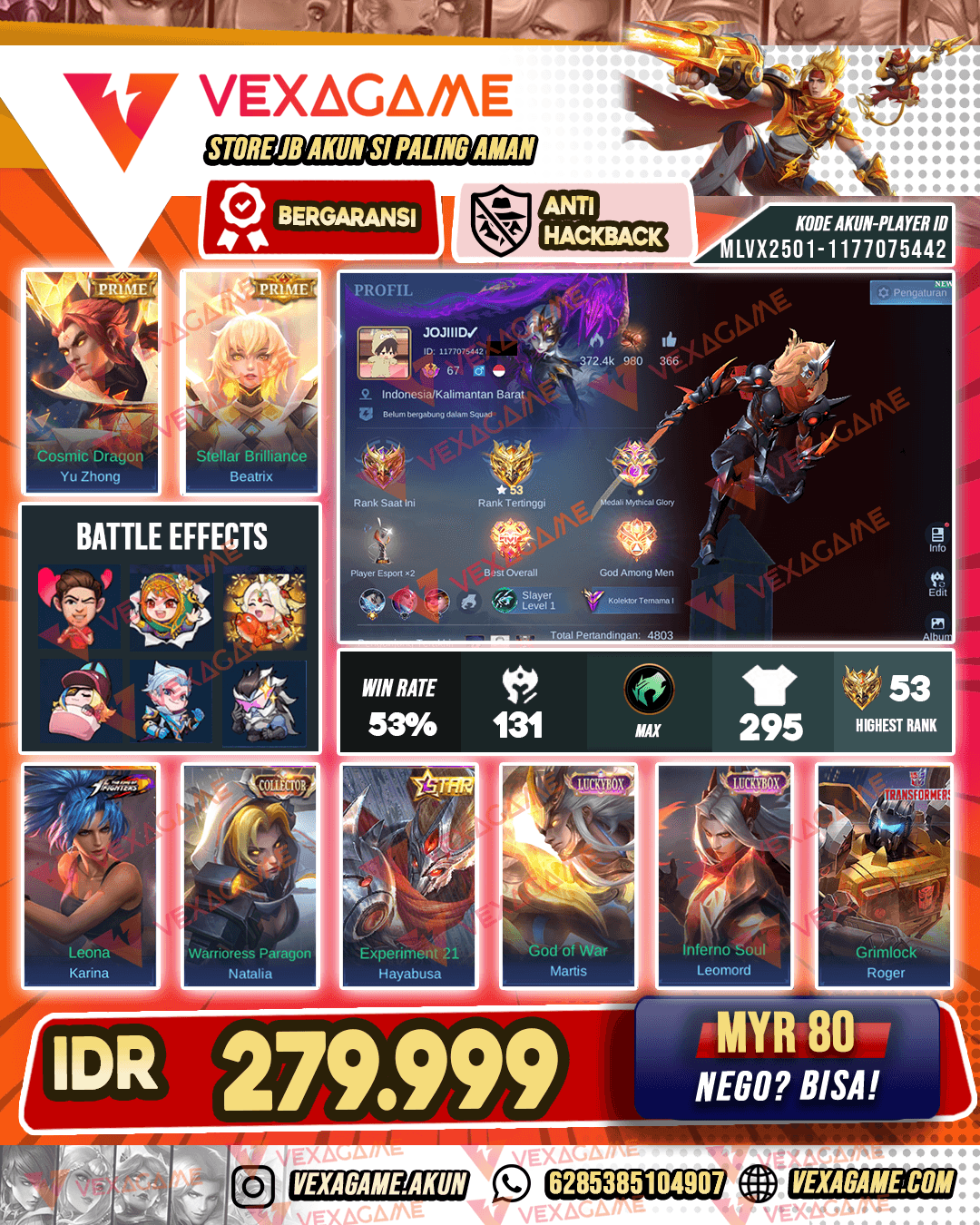 2 Prime | 2 Luckybox | Hero + Emblem MAX