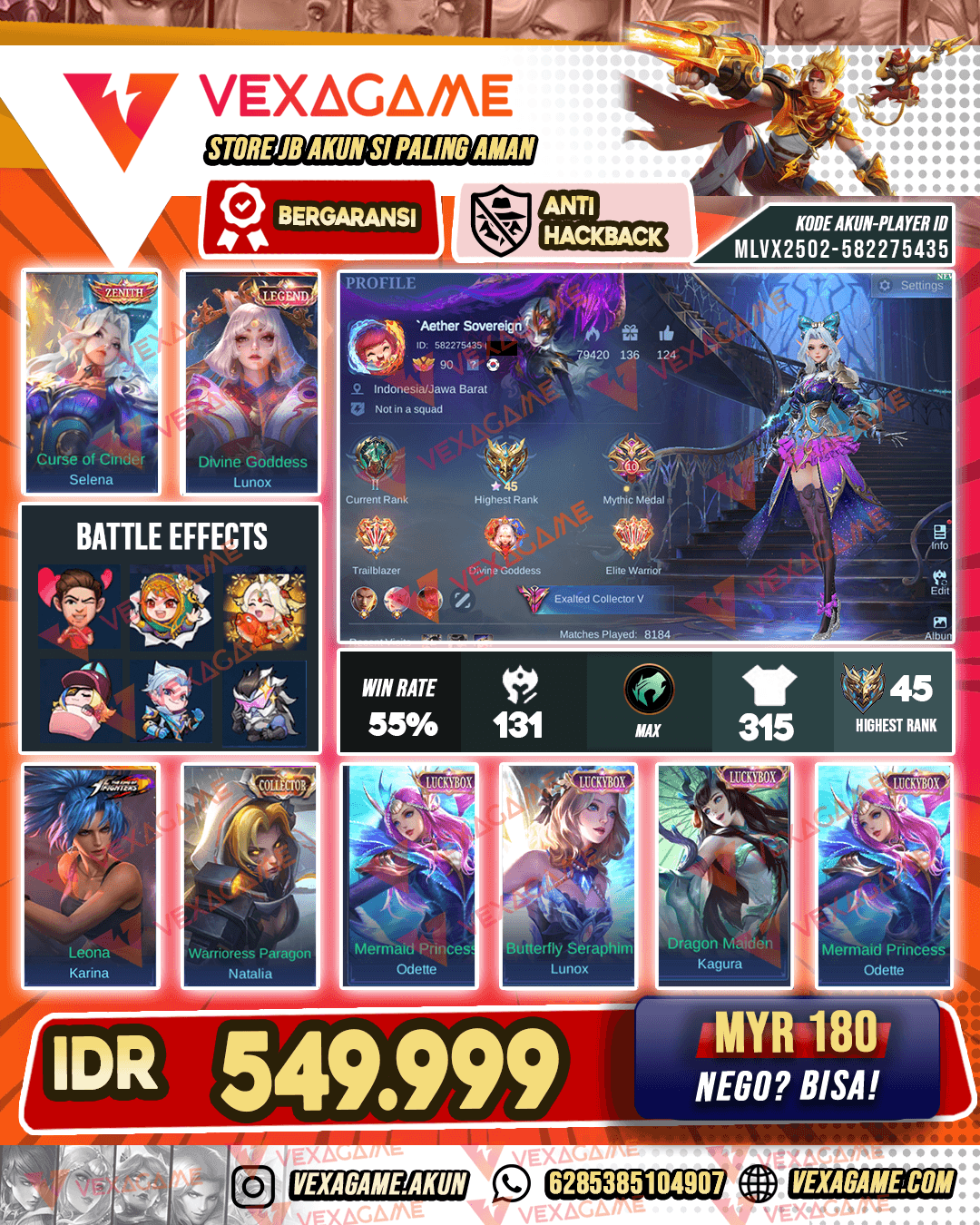 Selena Zenith | Lunox Legend