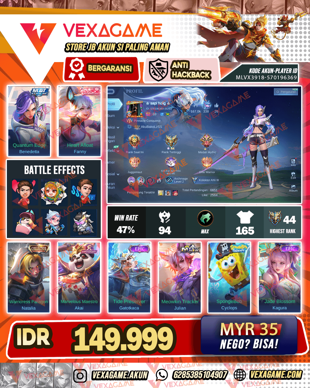 Bennedeta MPL | Fanny Valentine