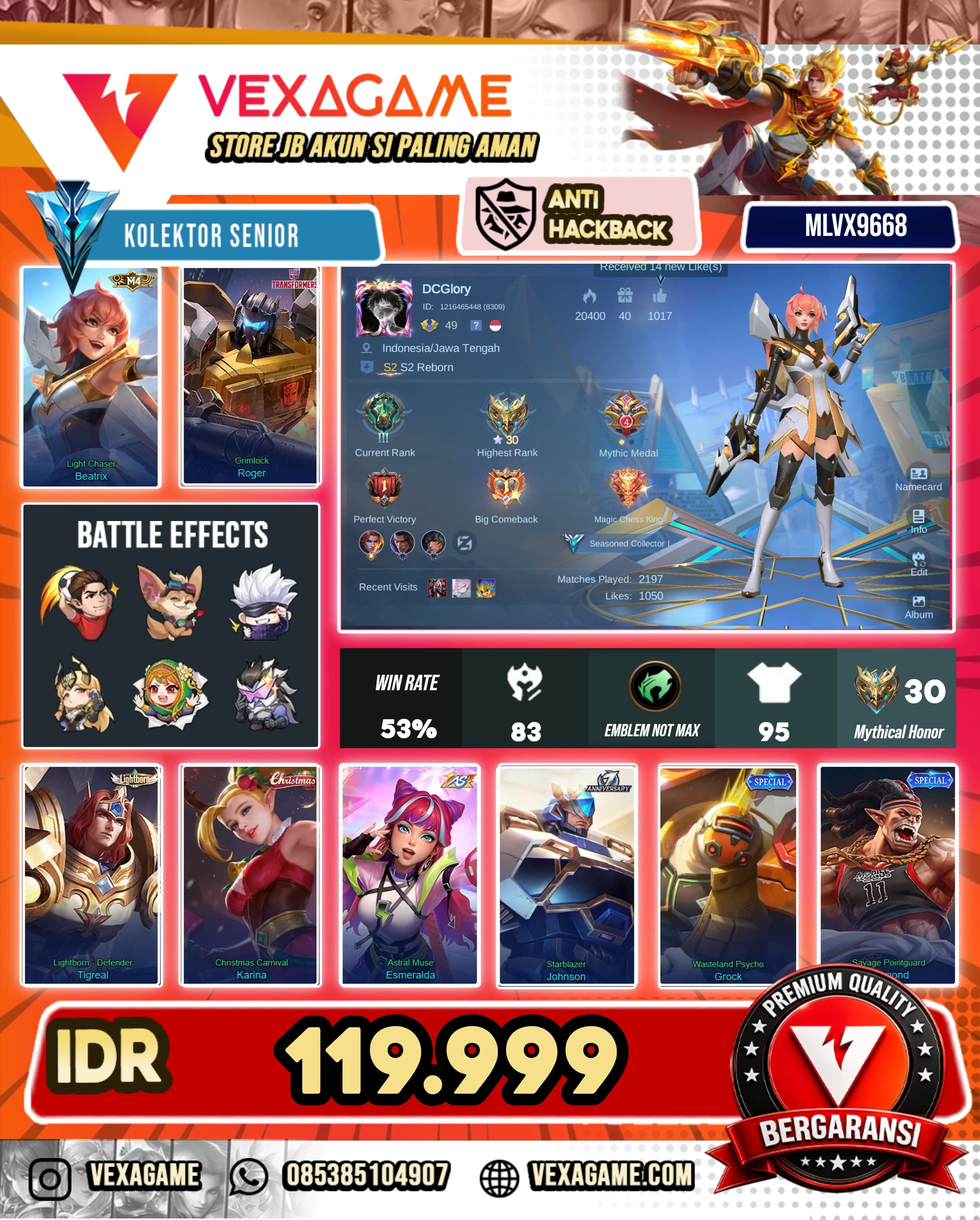 Beatrix M4 | Roger Transformers