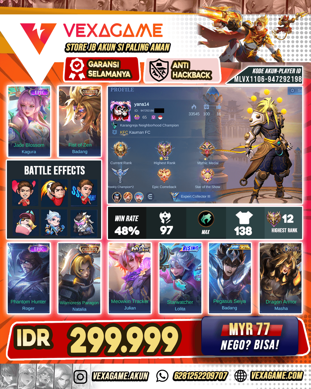 Badang Collector Murah
