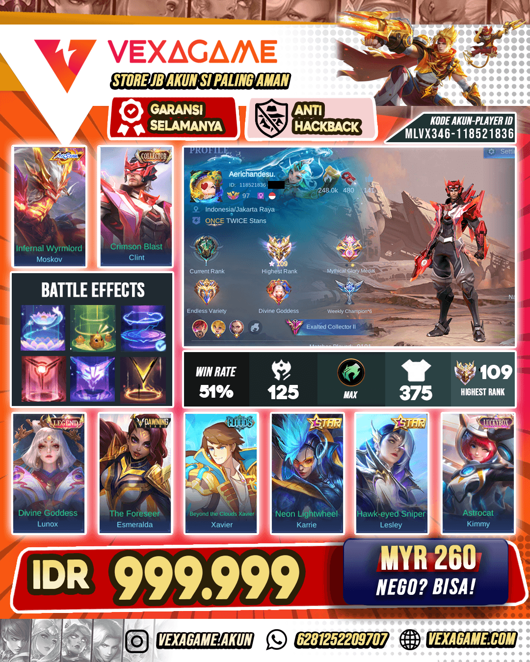 Clint Collector | User MM Ex Immortal