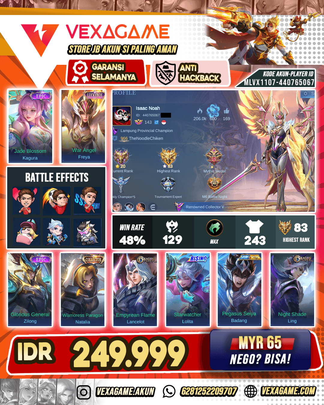 Freya Luckybox Murah