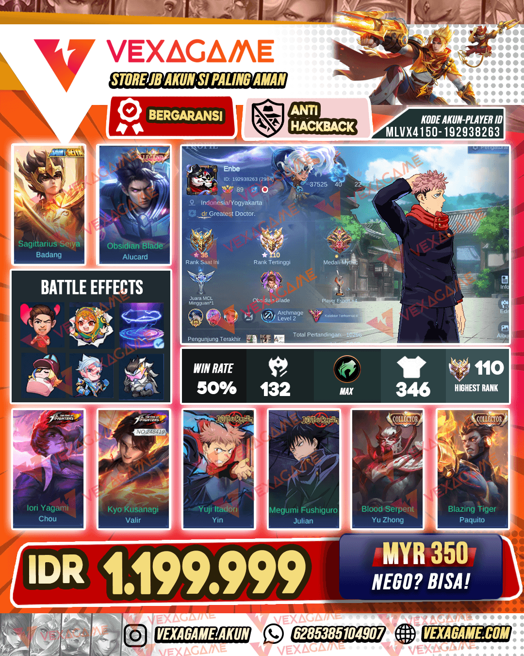Tas - Tas ON | 3 KOF 2 JJK | 2 Transformer | Badang Saint Seiya | Change Sanrio | 4 CC