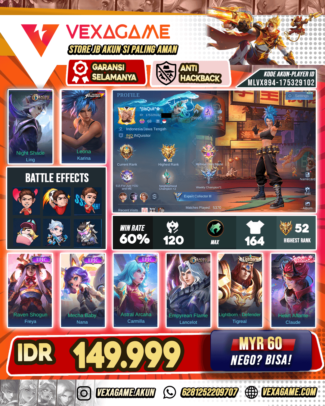 Karina KoF X Ling Dragon Tamen