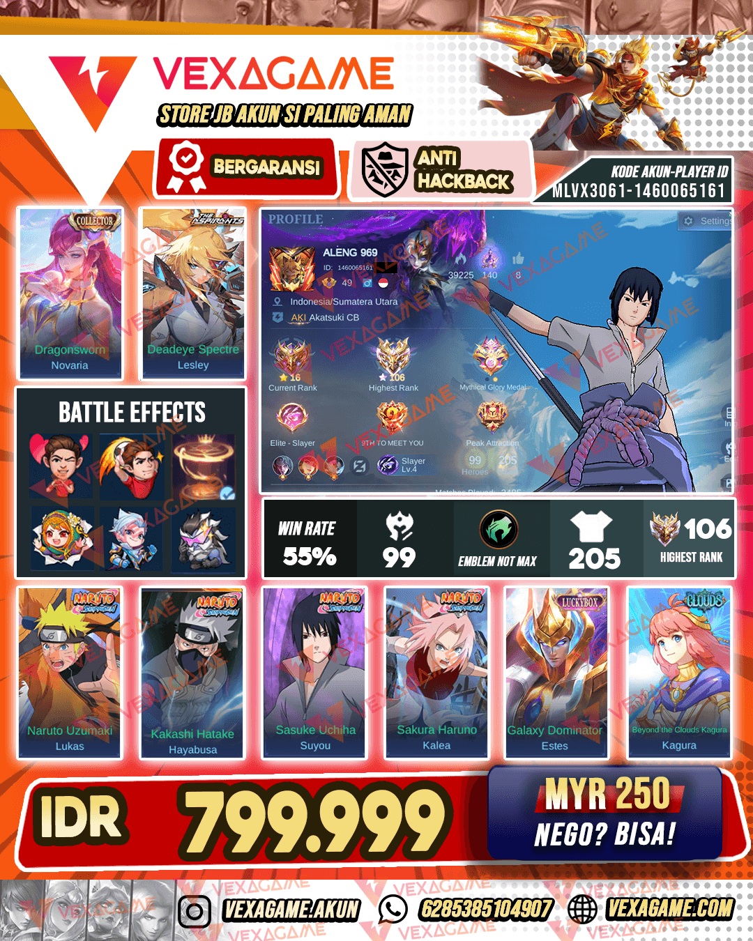 4 Skin Naruto  Novaria CC | Lesey Asphirant | Tas - Tas ON