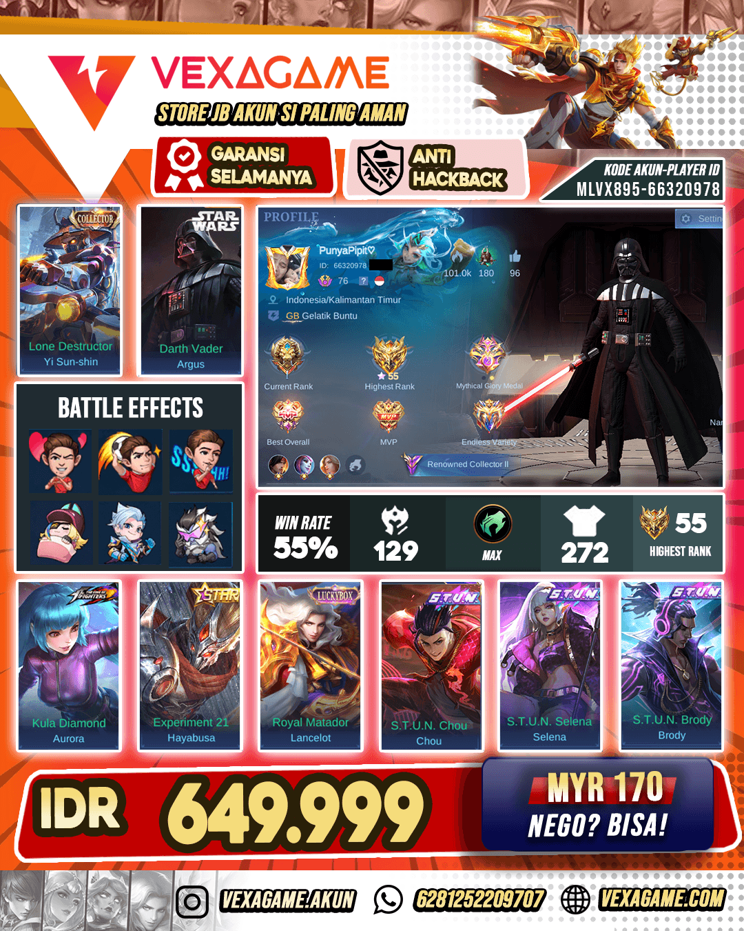 Yi Shun Shin CC | Argus Star Wars | Aurora KoF