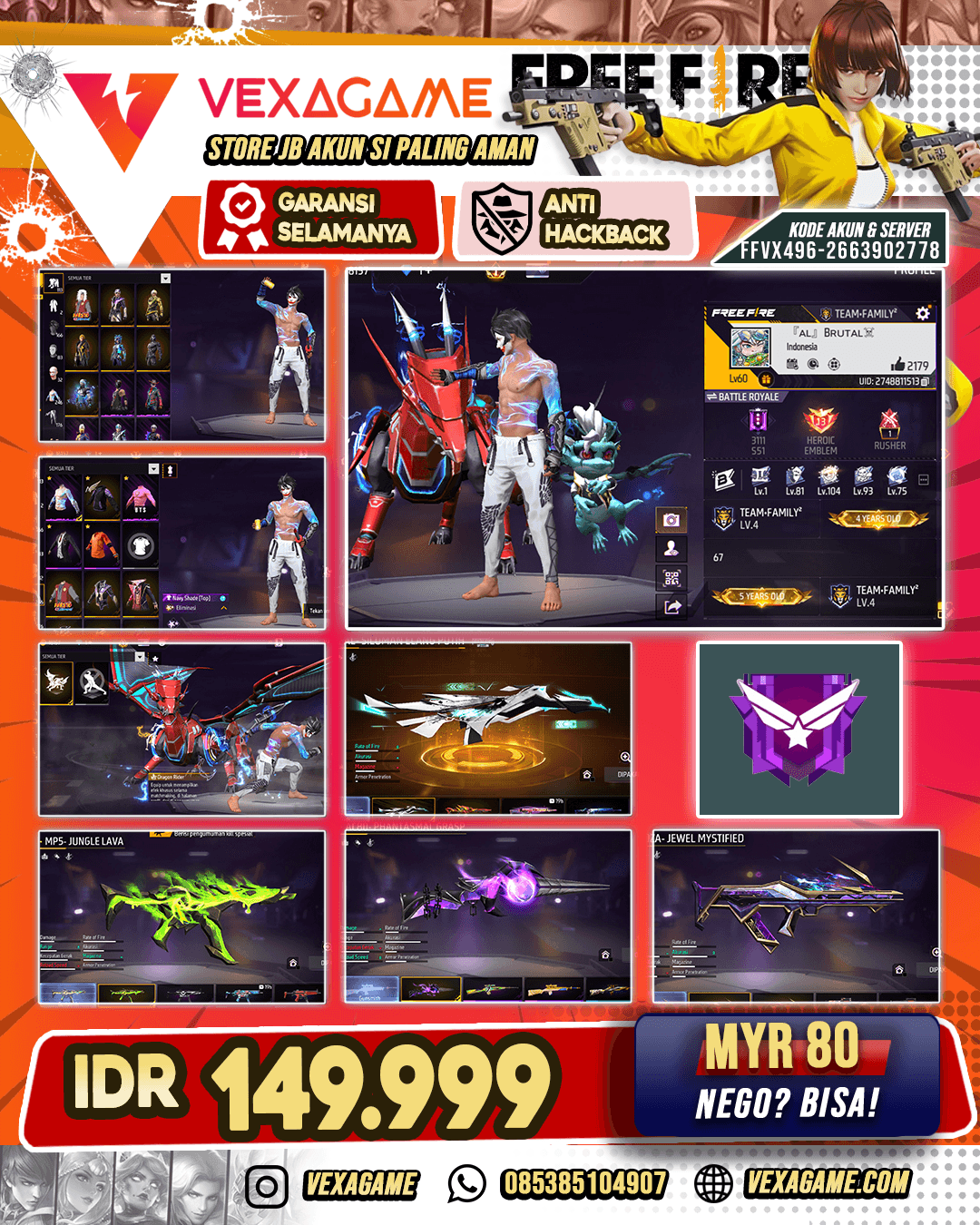 PARAFAL ELANG PUTIH | GROZA MYSTIFED | EFEK KEDATANGAN DRAGON RIDER | VAULT 240+