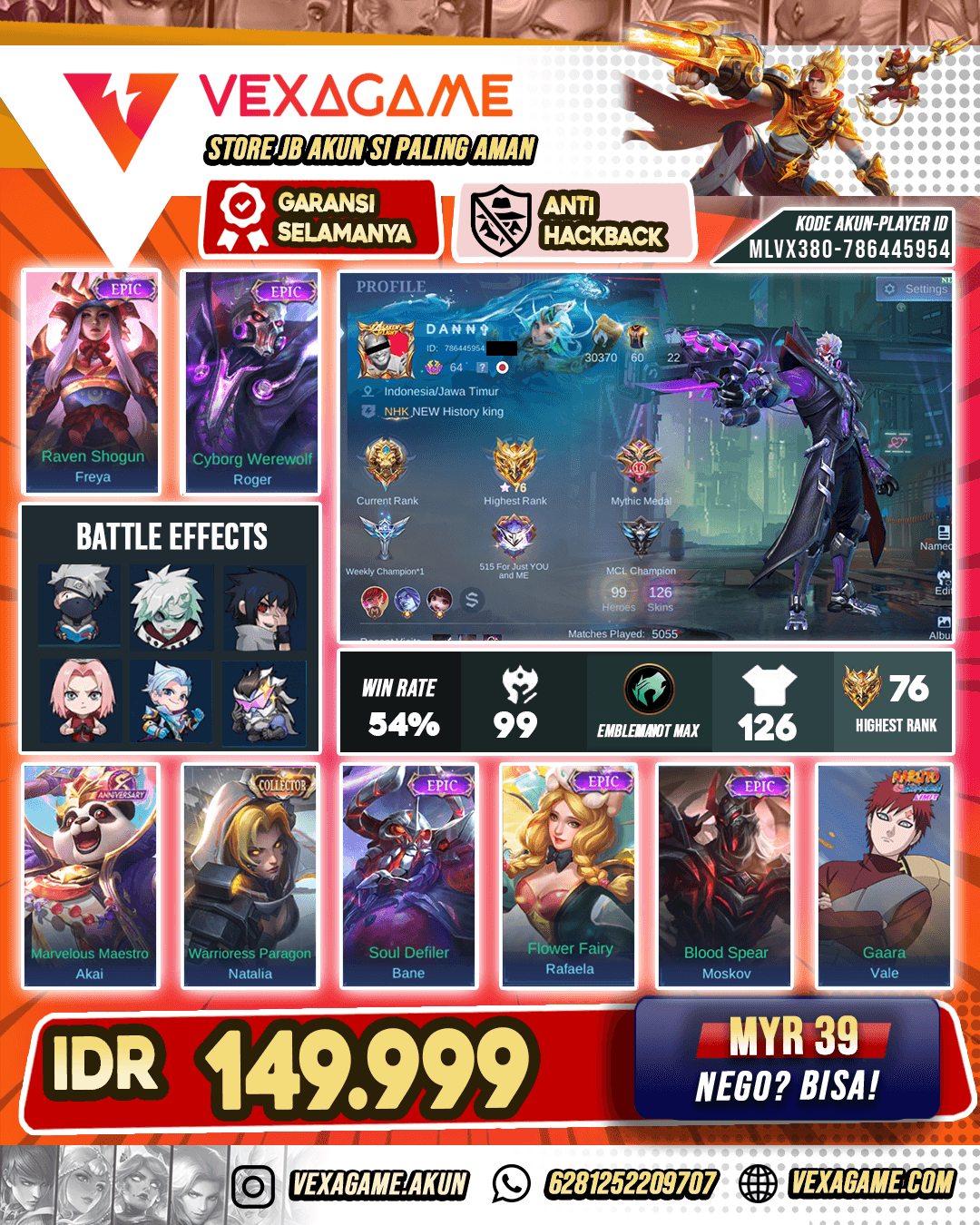 Roger Epic Murah