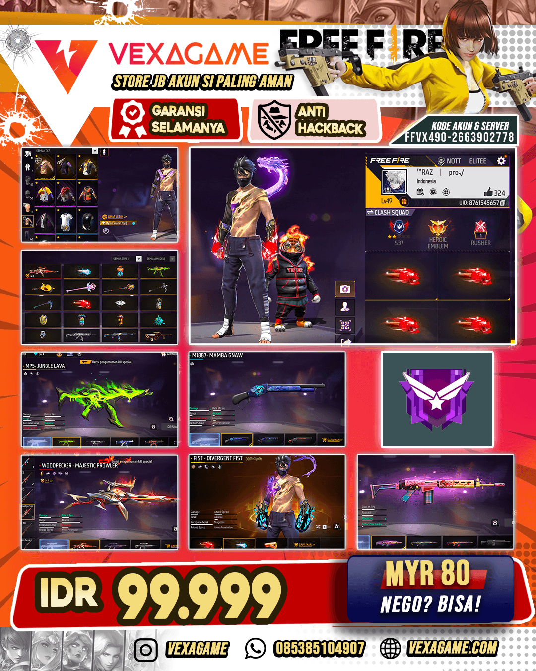 EVO WOODPECKER | TINJU JJK | VAULT 76