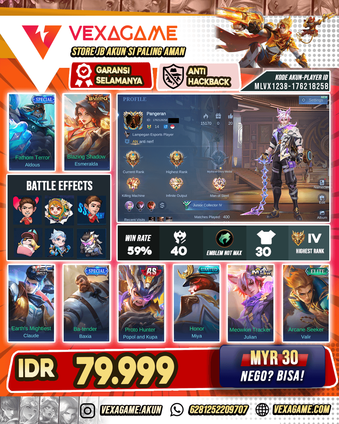 Julian Mysthic Meow Murah