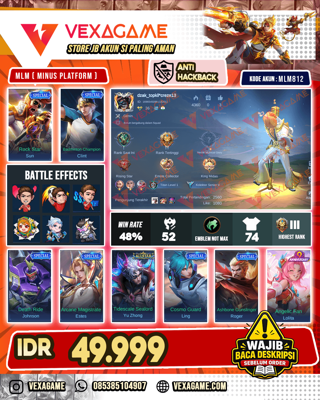 Polosan Minus Murah