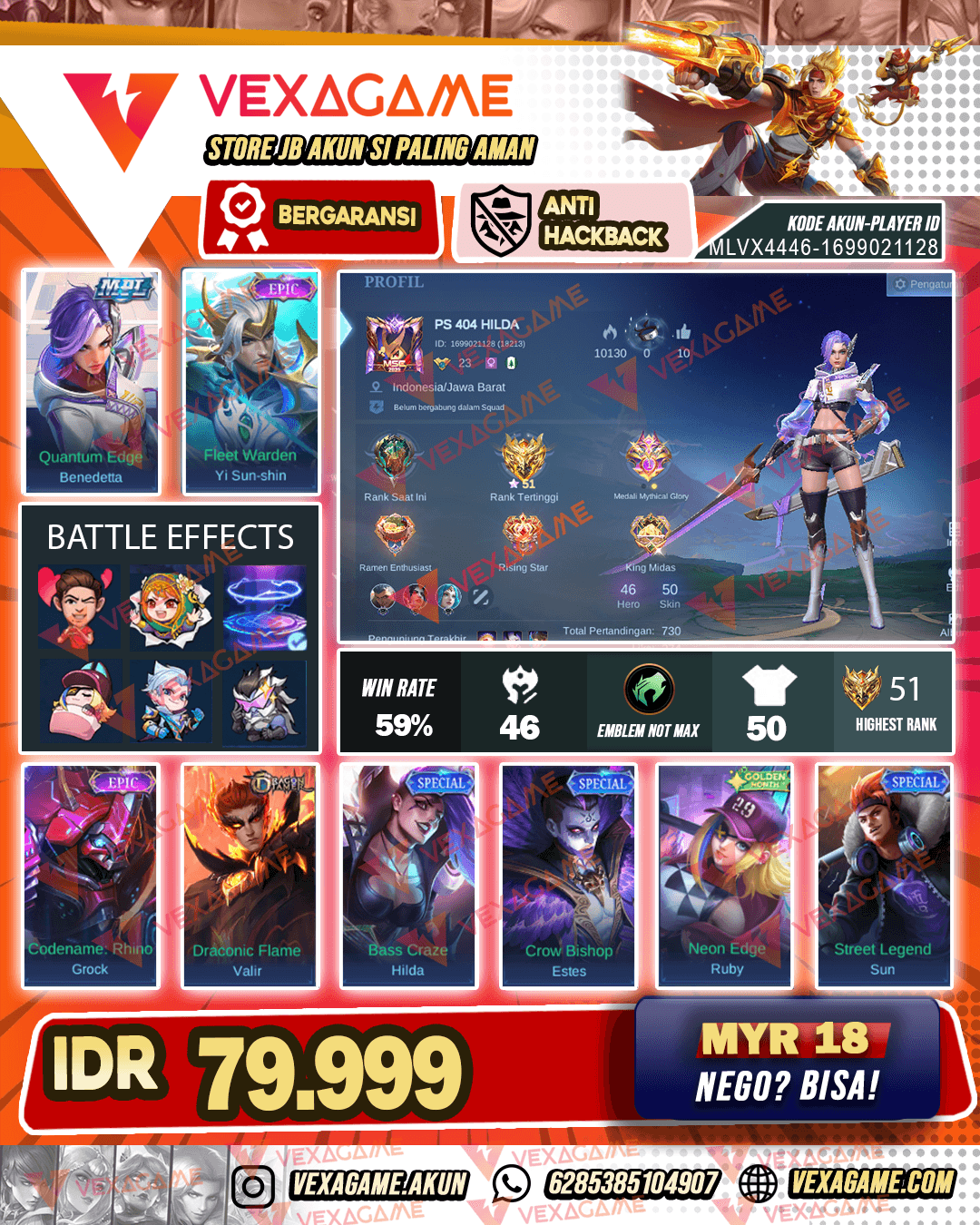 Bennedeta MPL | YSS Epic