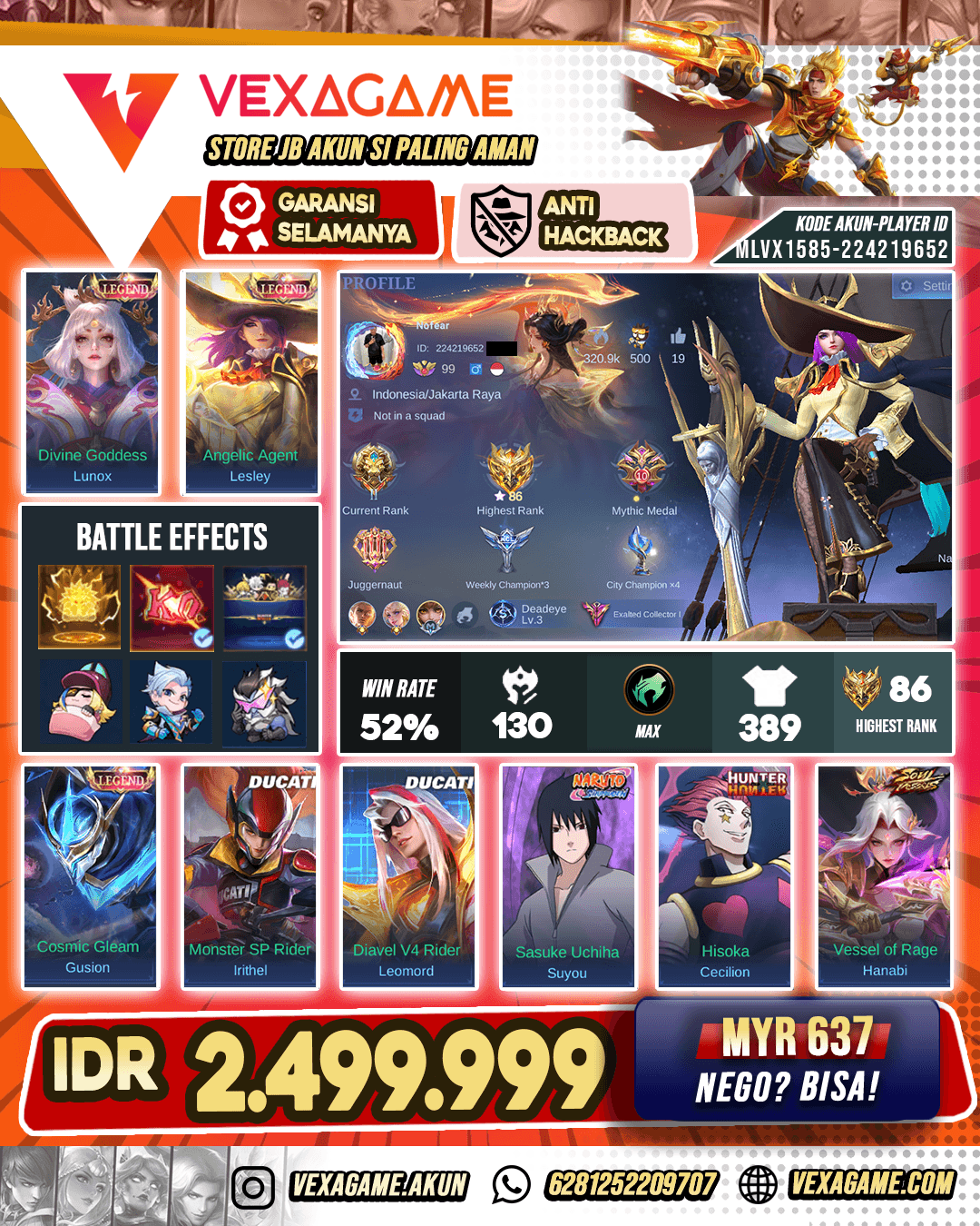 3 Legend | 2 Ducati | Suyou Naruto | Cecilion HxH
