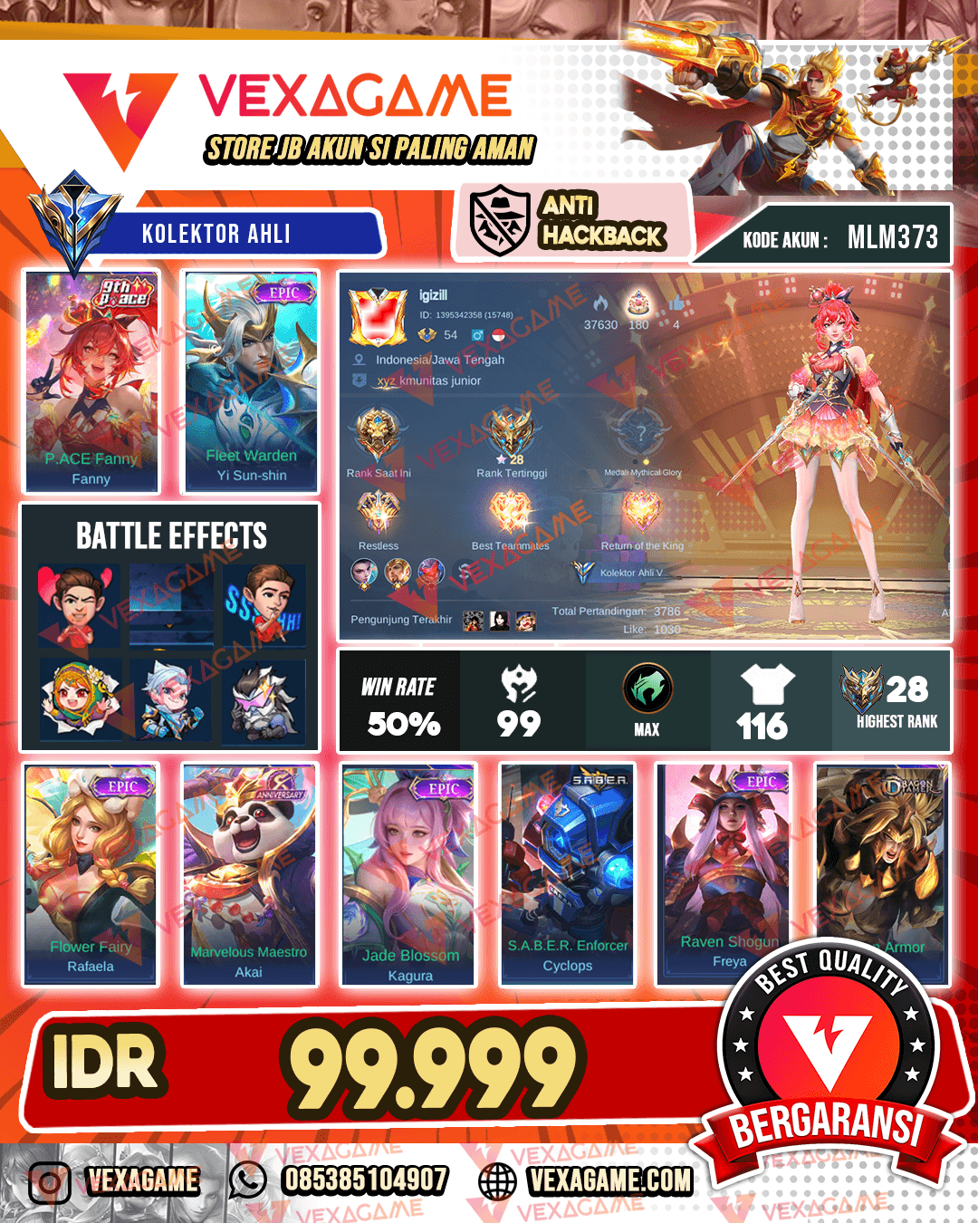 Fanny Pace | Yss Epic | Emblem MAX