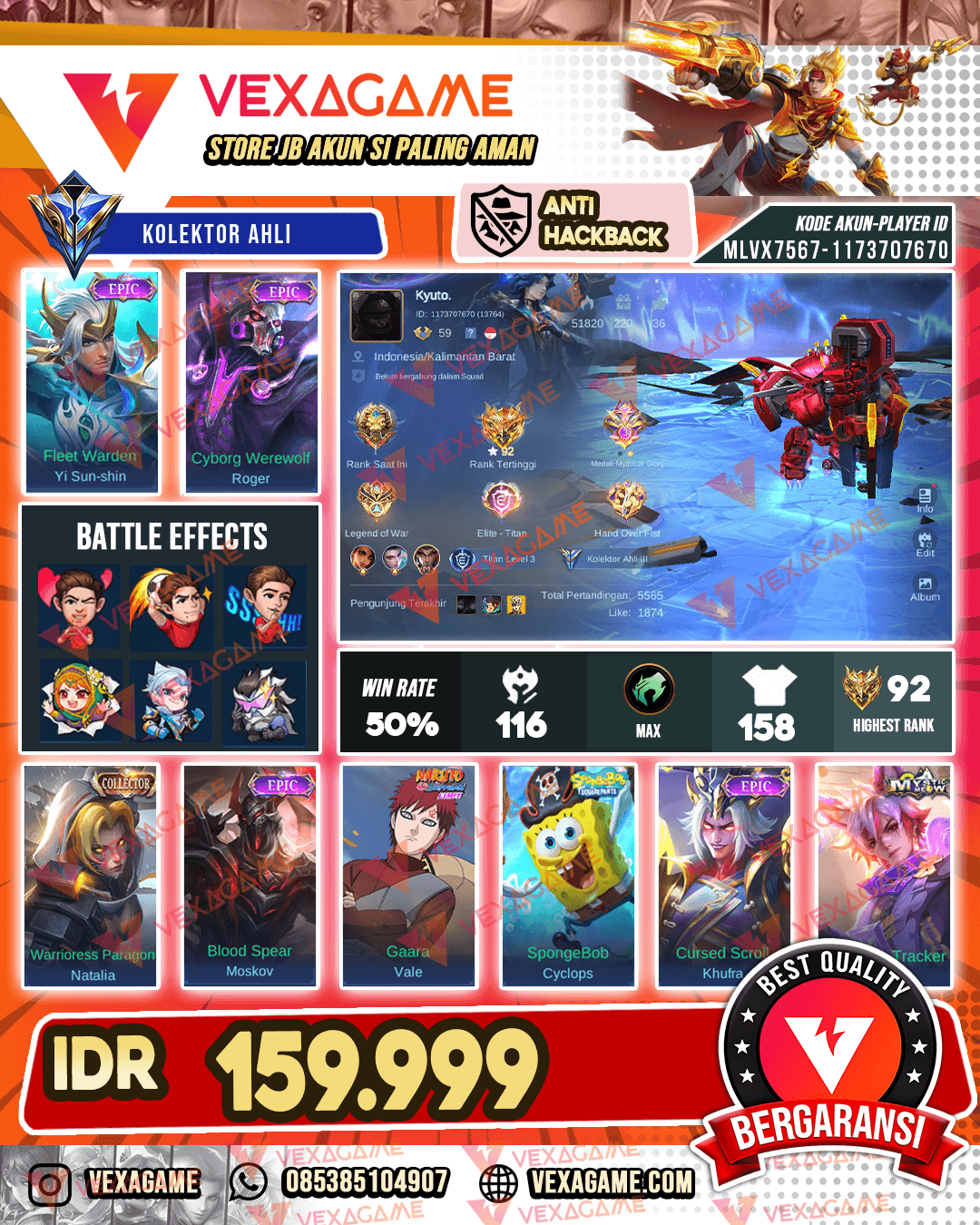 Grock Epic | Fanny Pace | Emblem MAX