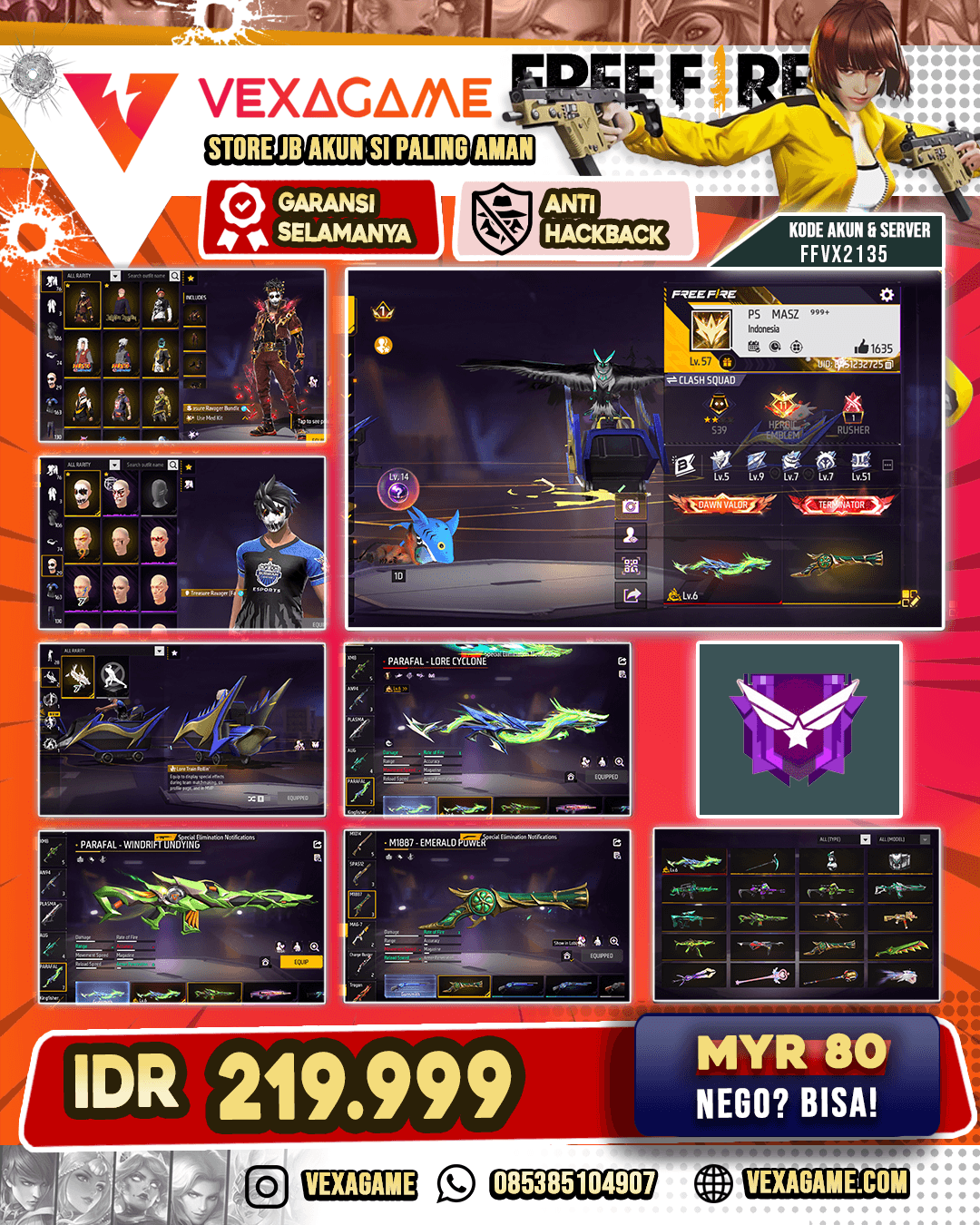 Treasure Ravager Bundle | Parafal Evo OTW MAX | UMP 2 Rasa | SG Terompet