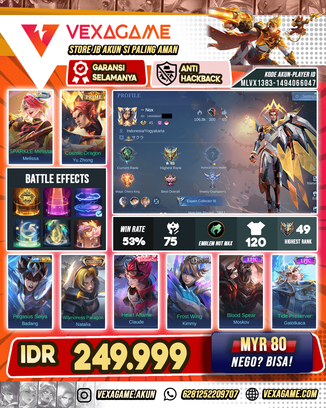 Yu Zhong Prime | Melisa Sparkle | Recall Tas - Tas ON