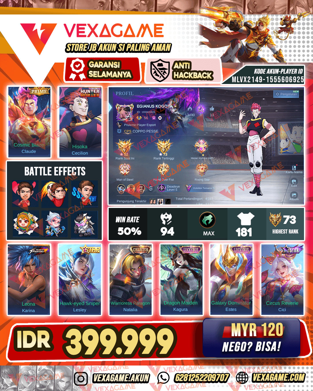 Cecilion HxH | 2 Luckybox | Claude Prime