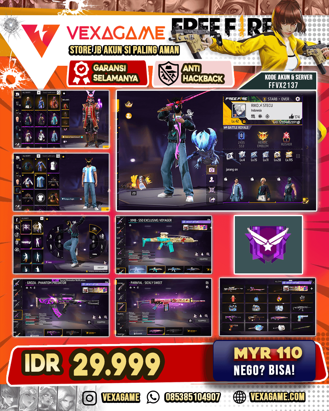 AKUN  MURAH HARGA PELAJAR