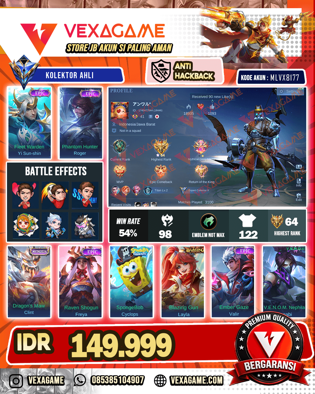 Yss Epic | Roger Epic