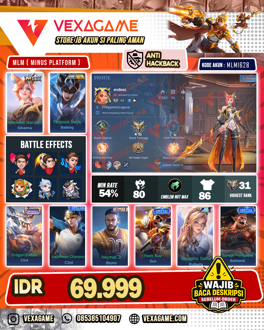 Silvanna Miaw X Badang Saint Seiya