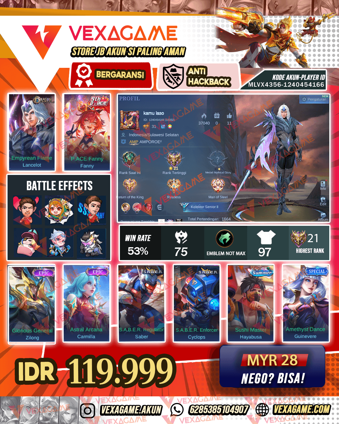 Lancelot Dragon Tamer | Fanny P Ace