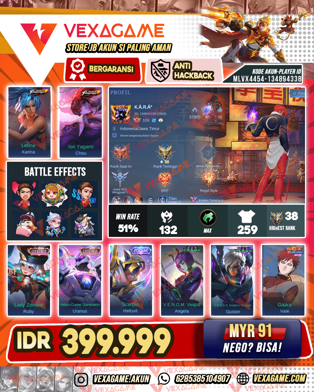 2 KOF | 2 Luckybox | Emblem MAX & Hero MAX
