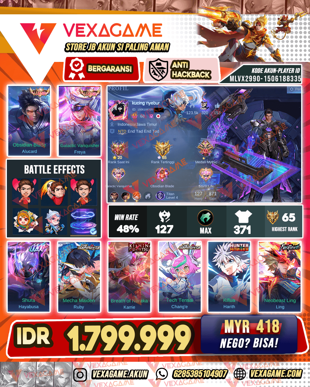 Akun OTW juragan Skin Mewah