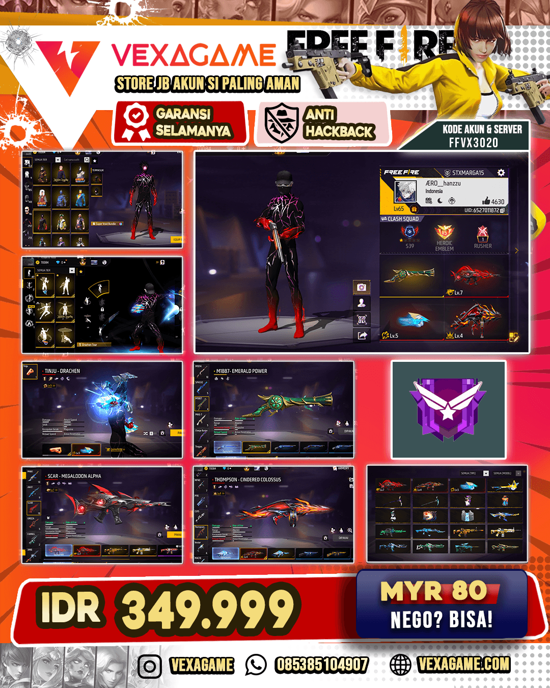 Bundle Void | 3 EVO 2 MAX | 1 OTW Gemuk | SG Terompet