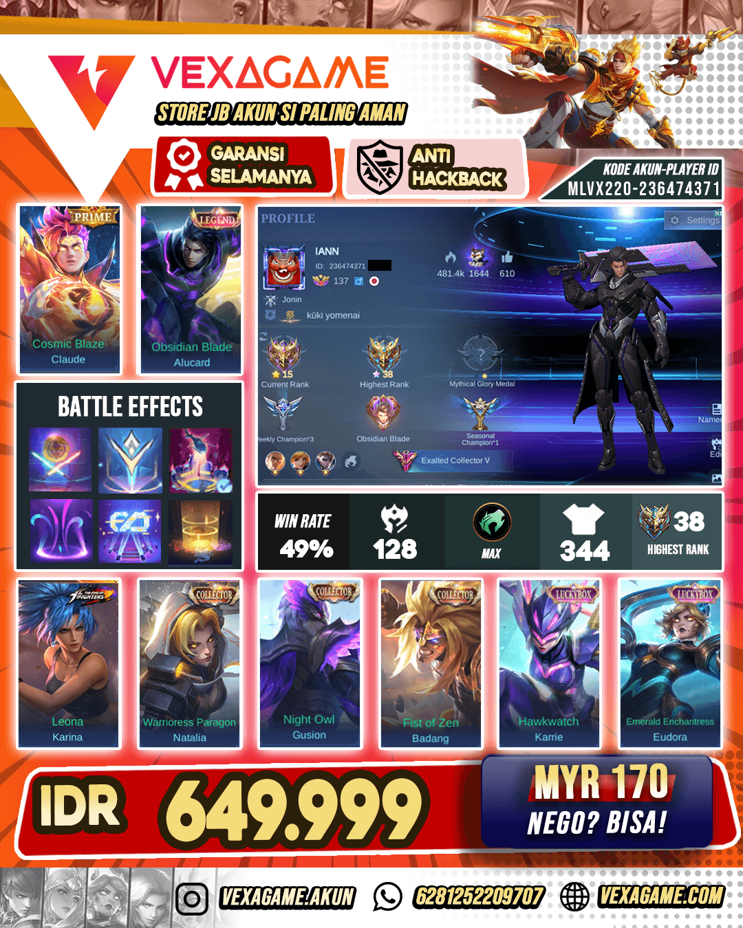 Alucard Legend Ft 2 Collector